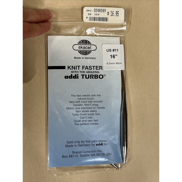 Lot‎ of 3 Skacel Addi Turbo Knit Faster Us 15 24”, 11 16”, 9 16” - Picture 4 of 7
